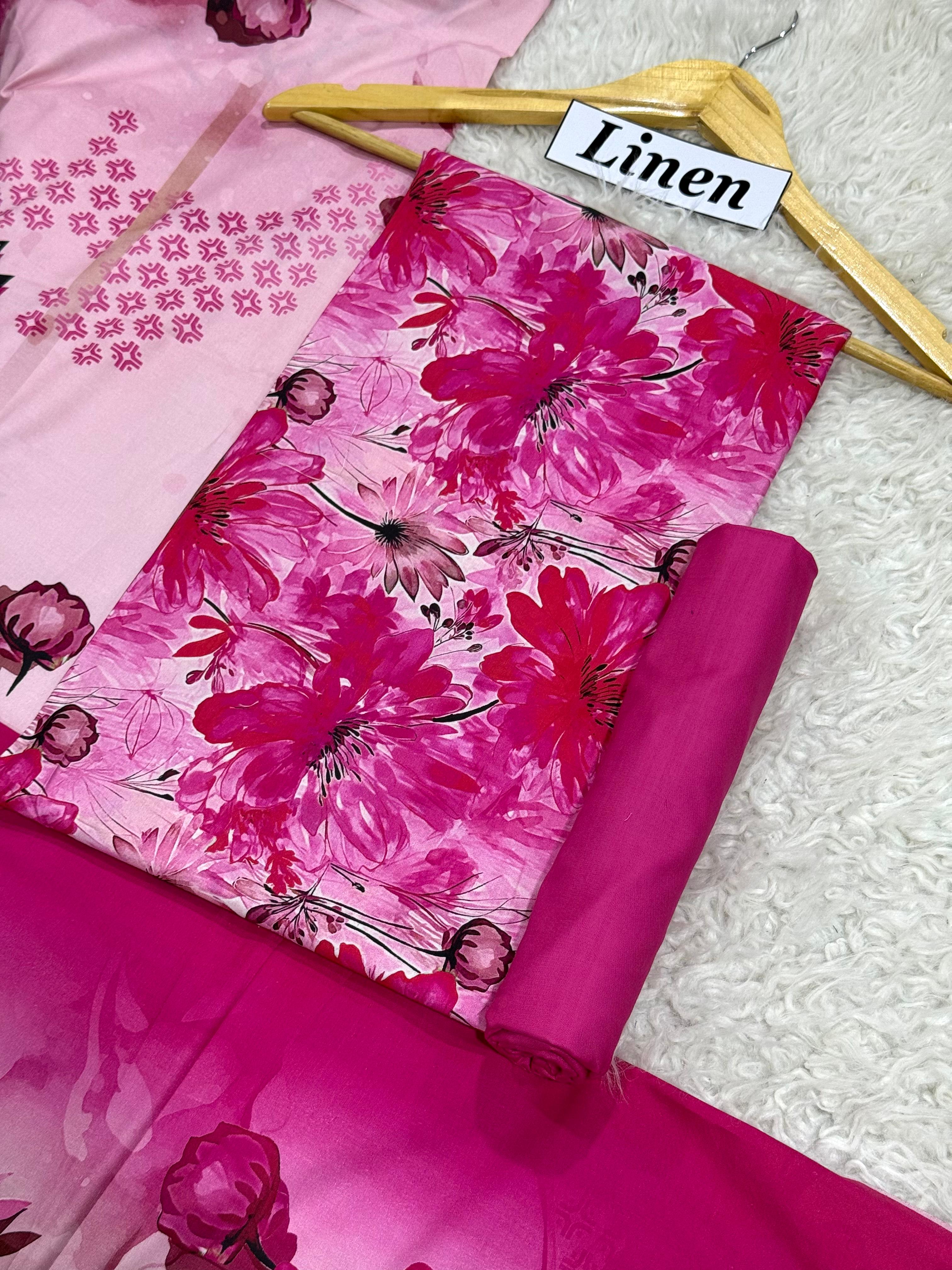 WINTER SILK DIGITAL PRINTED 3-PIECE - SD#03